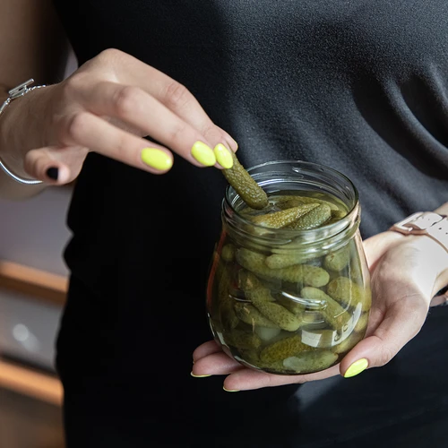 Twist-off burka 500 ml "Apvērstā Amfora" ar bordo skrūvējamu vāciņu fi 82/6, 6 gab. - 12