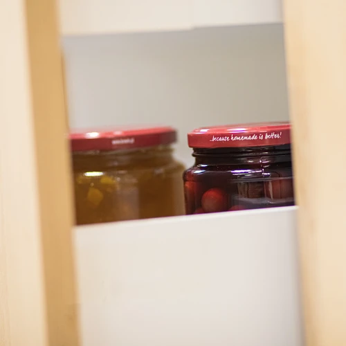 Twist-off burka, grubasek 580 ml ar bordo vāciņu fi82/6, 6 gab. - 7