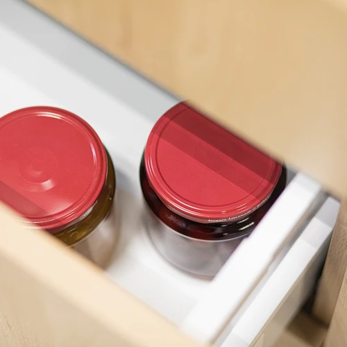 Twist-off burka, grubasek 580 ml ar bordo vāciņu fi82/6, 6 gab. - 8