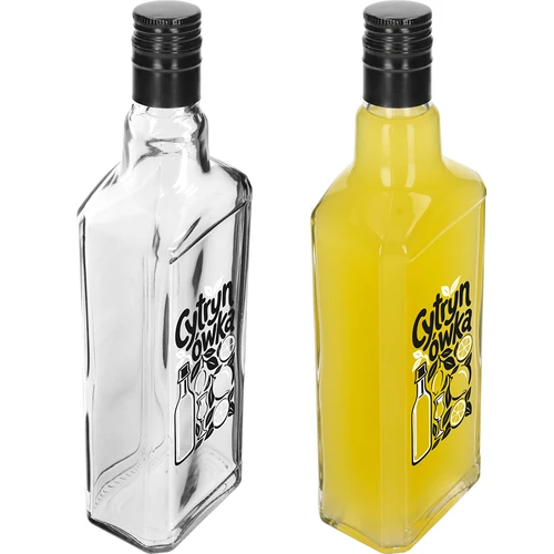 Tynktura pudele 500 ml ar uzdruku „Cytrynówka” un skrūvējamu vāciņu - 4