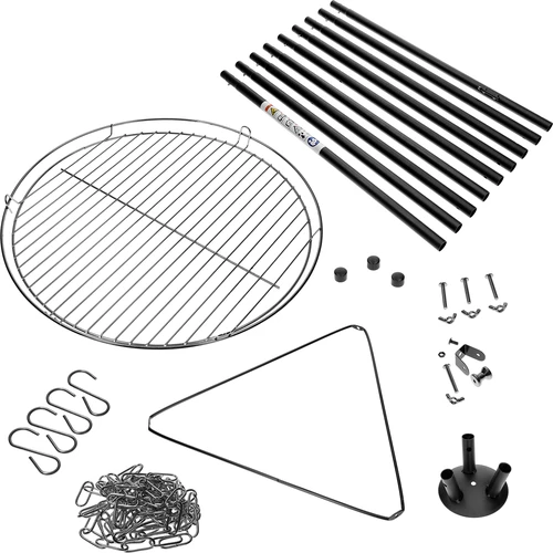 Ugunskura trijkājis ar restēm, 150 cm - 2