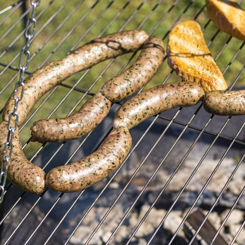 Ugunskura trijkājis ar restēm, 150 cm - 8