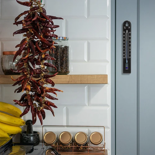 Universālais termometrs (-30 līdz +50 °C), 17 cm, melns - 6