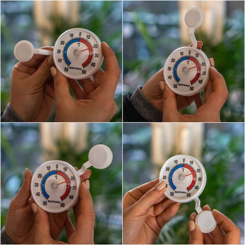 Universāls pašlīmējošs termometrs (no -50°C līdz +50°C) Ø 7,2 cm - 5