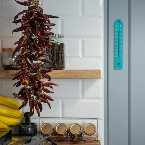 Universāls termometrs (-30 līdz +50 °C), 17 cm, zils - 5