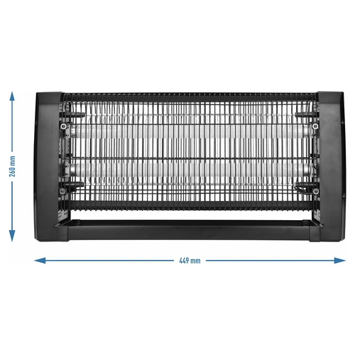 UVA kukaiņu iznīcināšanas lampa 20 W, melna - 4
