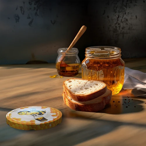 Uzskrūvējams vāciņš fi66 medus "Gucio" - 10 gab. - 4