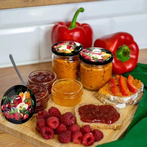 Vāciņi fi 66/4 ar augļiem uz melna fona – 10 gab. - 6