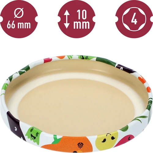 Vāciņi fi 66/4 ar dārzeņu sejiņām - 10 gab. - 4