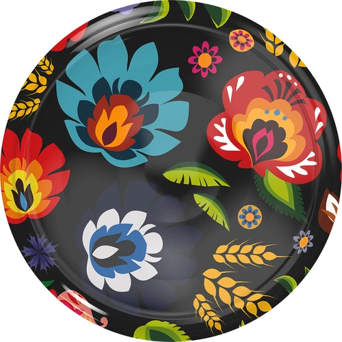 Vāciņi fi 66/4 melni Folk - 10 gab.