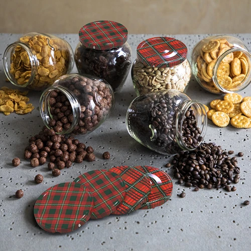 Vāciņi fi82/6, skotu rūtiņu raksta mix, 10 gab. - 9