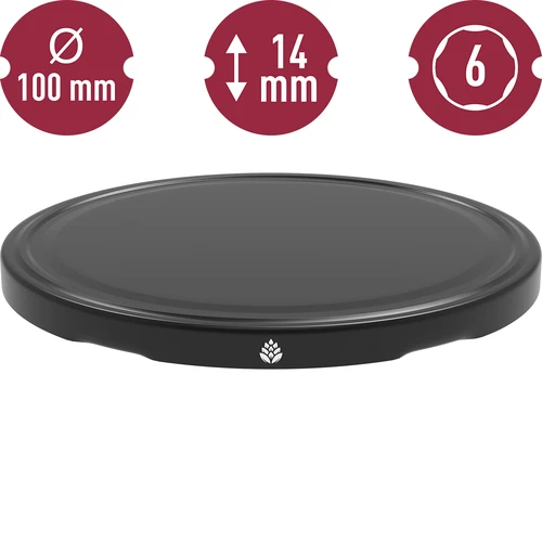 Vāciņš fi 100 melns - 10 gab. - 5