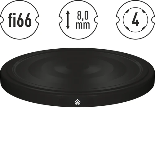 Vāciņš fi 66/4 melns - 10 gab. - 4