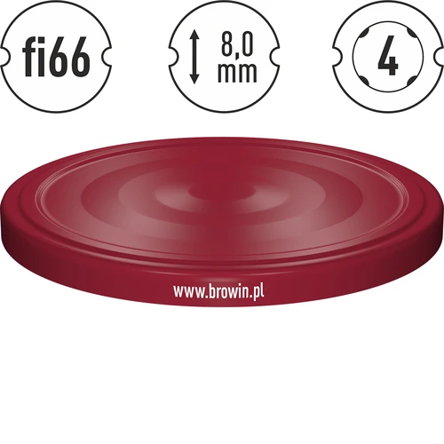 Vāciņš fi 66 bordo - 10 gab. - 4