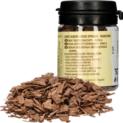 Vaniljas ozolkoka plāksnītes, stipri grauzdētas, 20 g - 3