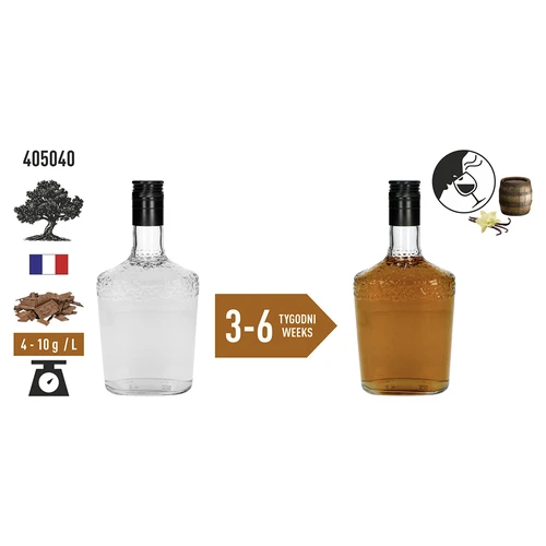 Vaniljas ozolkoka plāksnītes, stipri grauzdētas, 20 g - 7