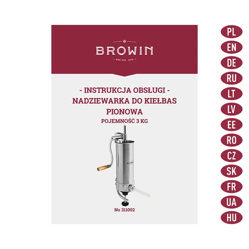 Vertikālais desu pildītājs 3 kg - 8