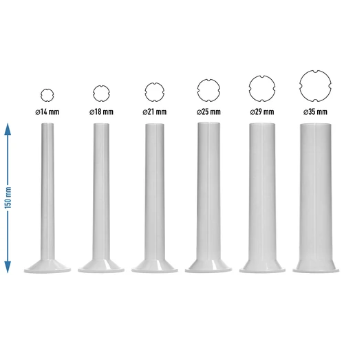Vertikālais desu pildītājs 5 kg - 8