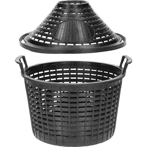 Vīna damižons 5 L plastmasas grozā - 3