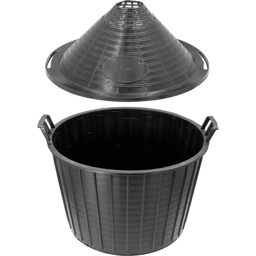 Vīna demižons 54 L plastmasas grozā - 5