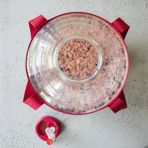 Vīna demižons, viegls, neplīstošs, ar siksnām, 25 L - 17