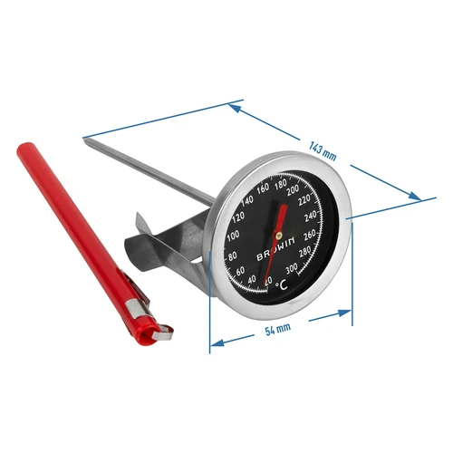 Virtuves termometrs (20°C līdz +300°C) 12,5 cm - 2