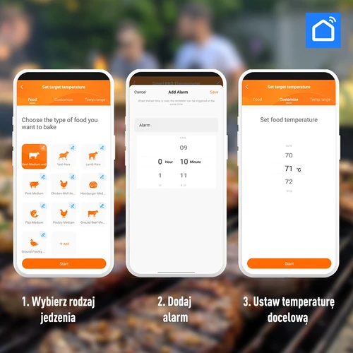 Virtuves termometrs ar Bluetooth, 2 zondes - 10