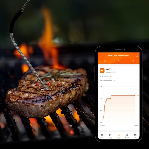 Virtuves termometrs ar Bluetooth, 2 zondes - 13