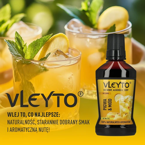 VLEYTO Cidonija & Medus – garšas esence ar dabīgiem aromātiem, 250 ml - 6