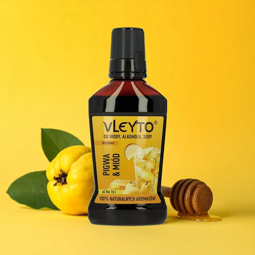 VLEYTO Cidonija & Medus – garšas esence ar dabīgiem aromātiem, 250 ml - 4