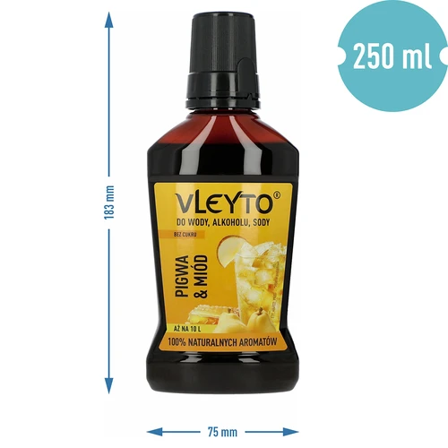 VLEYTO Cidonija & Medus – garšas esence ar dabīgiem aromātiem, 250 ml - 5