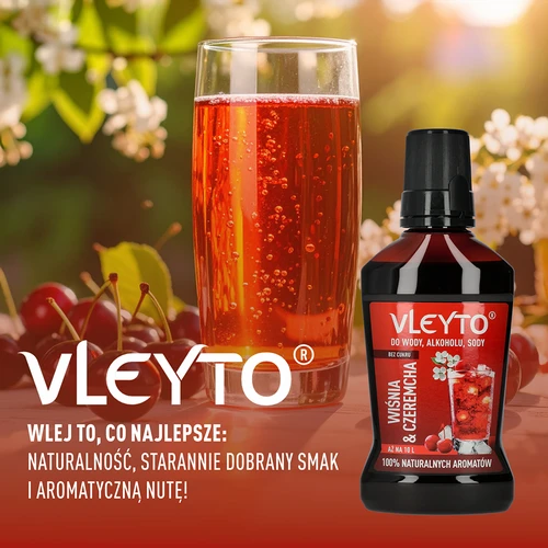 VLEYTO Ķirsis & Ieva – garšas esence ar dabīgiem aromātiem, 250 ml - 6