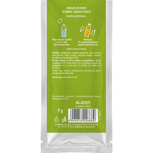 VSYPTO ar ābolu un piparmētru garšu, 9 g - 3