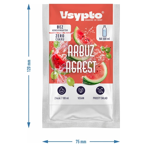 VSYPTO ar arbūza un ērkšķogu garšu, 3 g - 4