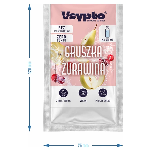 VSYPTO ar bumbieru un dzērveņu garšu, 3 g - 4