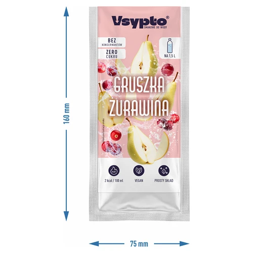 VSYPTO ar bumbieru un dzērveņu garšu, 9 g - 4