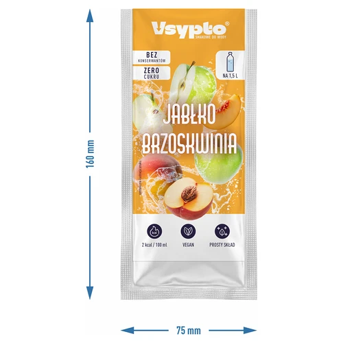 Vsypto ar garšu Ābols-Persiks, 9 g - 4