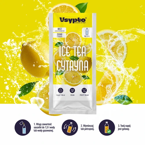 VSYPTO ar Ice Tea citrona garšu, 9 g - 5