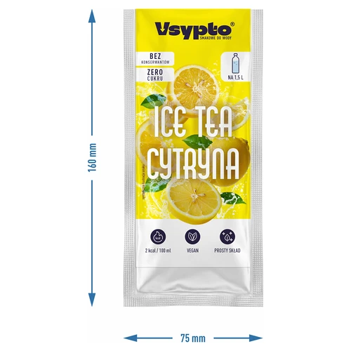 VSYPTO ar Ice Tea citrona garšu, 9 g - 4