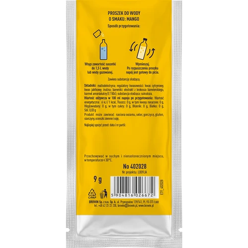 VSYPTO ar mango garšu, 9 g - 3
