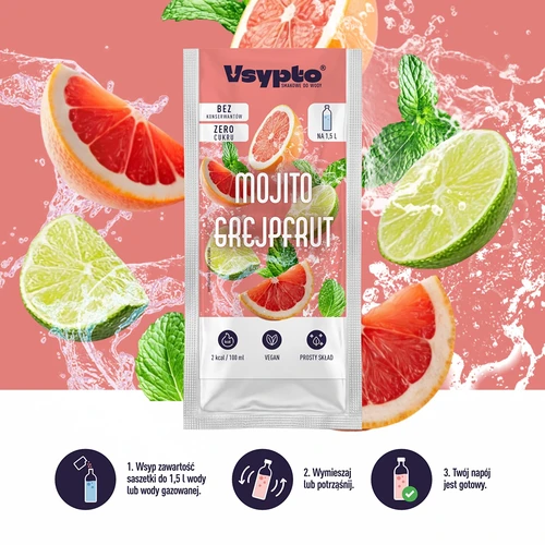 Vsypto ar Mojito un greipfrūta garšu, 9 g - 5