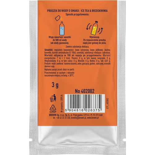 VSYPTO ar persiku ledus tējas garšu, 3g - 3