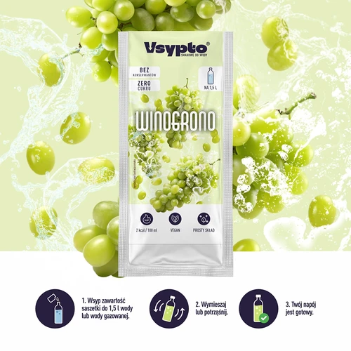 Vsypto ar vīnogu garšu, 9 g - 5
