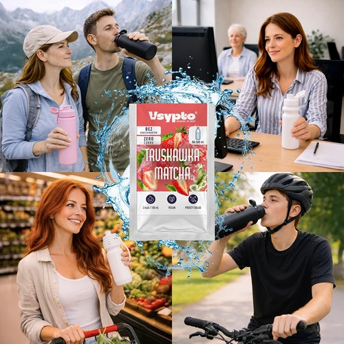 VSYPTO ar zemeņu un mačas garšu, 3 g - 7