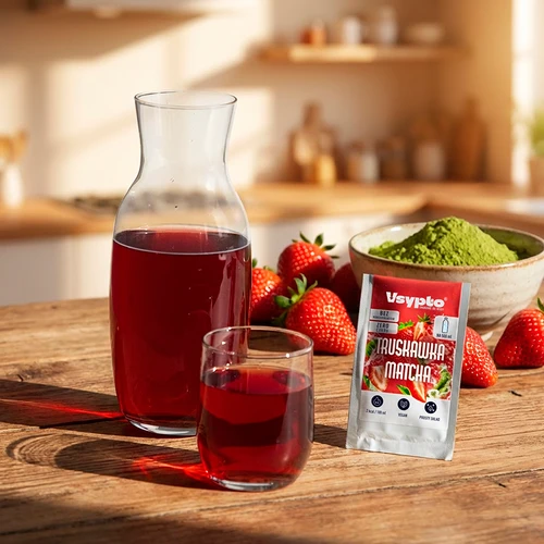 VSYPTO ar zemeņu un mačas garšu, 3 g - 8