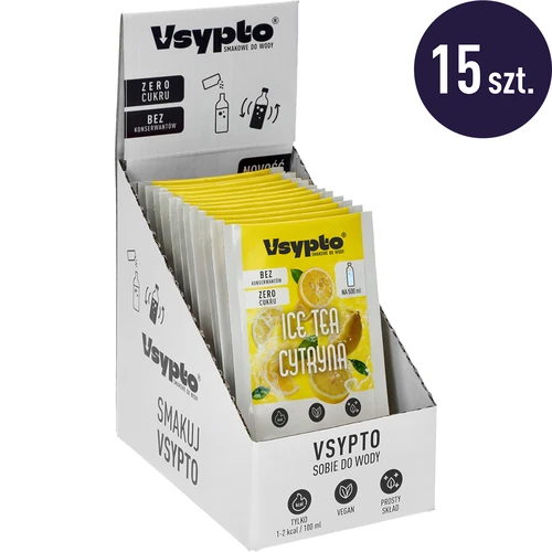 Vsypto Ice Tea Citrons - komplekts 15x3 g - 2