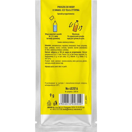 Vsypto Ice Tea Citrons – komplekts 15x9 g - 4