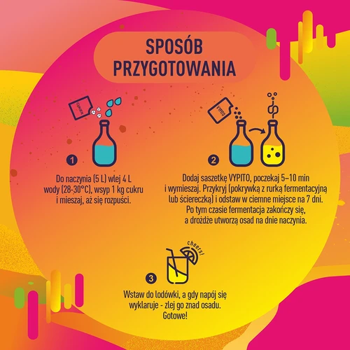 VYPITO 12%, paciņa 18 kokteiļiem – Multitropic, 126 g - 5