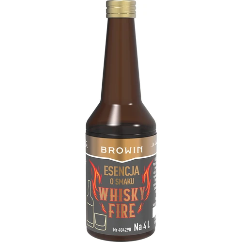 Whisky Fire garšas esence uz 4 l, 40 ml