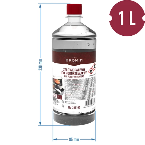 Želejveida degviela kūpinātavas sildītājiem 1 L - 2